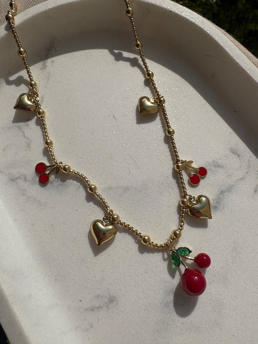 Κολιέ κεράσι